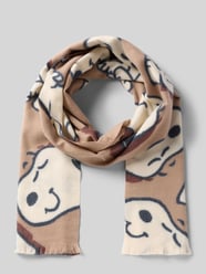 Schal mit Ausfransungen von Codello Beige - 35