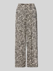 Stoffhose aus Viskose im Allover-Look von zero - 27