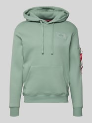 Bluza z kapturem i kieszenią kangurką od Alpha Industries - 27