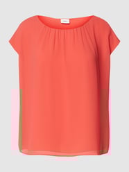 Blusenshirt mit U-Boot-Ausschnitt von s.Oliver BLACK LABEL Rot - 20