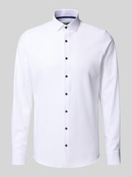 Slim fit zakelijk overhemd met kentkraag van OLYMP Level Five - 40
