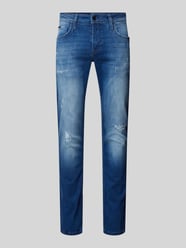 Tapered fit jeans in destroyed-look van Antony Morato - 5