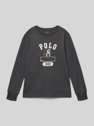 Shirt met lange mouwen en labelprint van Polo Ralph Lauren Teens - 39