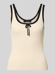 Slim Fit Tank Top aus Viskose-Mix Modell 'BARDOT' von VERO MODA Beige - 12