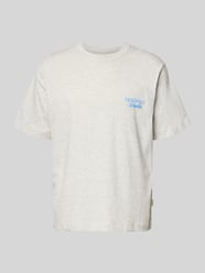 t-shirt z nadrukiem z napisem model 'NORREBRO' od JACK & JONES - 25