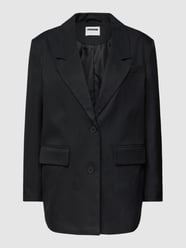 Blazer met reverskraag, model 'MILLA' van Noisy May Grijs / zwart - 37