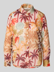 regular fit blouse in all-over look van Christian Berg Woman - 18