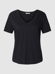 T-Shirt mit V-Ausschnitt von Esprit Schwarz - 28