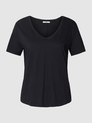 T-Shirt mit V-Ausschnitt von Esprit Schwarz - 42