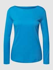 Longsleeve mit U-Boot-Ausschnitt von Christian Berg Woman Blau - 15