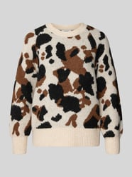 Gebreide pullover met ronde hals, model 'Omea' van B.Young - 33