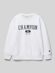 Sweatshirt mit Label-Print von CHAMPION Beige - 1