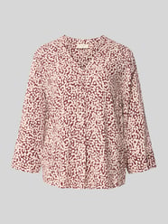 Bluse aus reiner Viskose Modell 'Adney' von FREE/QUENT Bordeaux - 48