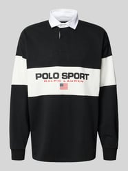 Sweatshirt mit Polokragen und Label-Print von Polo Ralph Lauren - 33
