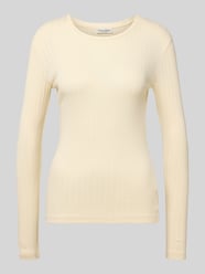 Slim Fit Langarmshirt aus Baumwoll-Modal-Mix von Marc O'Polo - 6
