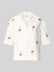 loose fit overhemdblouse van puur biologisch katoen model 'KIANA' van PIECES - 20