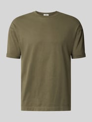 t-shirt z zakładką na rękawach i okrągłym dekoltem od DRYKORN - 16