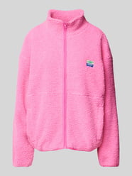 Teddyfelljacke mit Label-Patch Modell 'HOKTOWN' von American Vintage Pink - 7