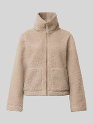 Teddyjacke mit hohem Stehkragen von ONLY Beige - 27