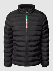 Steppjacke mit Label-Details Modell 'Jason' von 19V69 Italia Schwarz - 3