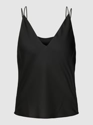 Trägertop mit V-Ausschnitt von Calvin Klein Womenswear Schwarz - 5