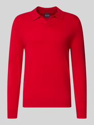 Gebreide pullover met polokraag en v-hals van Christian Berg Men - 43