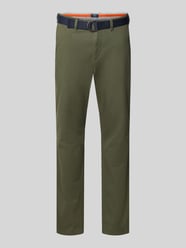Slim Fit Chino mit Gürtel von MCNEAL - 8