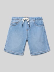 Regular Fit Jeansshorts mit Tunnelzug von Mango - 24