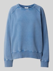 Oversized Sweatshirt mit Raglanärmeln von Jake*s Casual Blau - 38