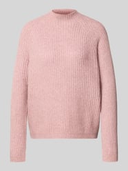 Regular Fit Strickpullover mit Baumwoll-Anteil von Tom Tailor Denim Pink - 21