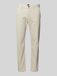 Tapered Fit Chino mit Eingrifftaschen von BOSS Orange Beige - 34