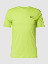 T-shirt z detalem z logo od EA7 Emporio Armani Zielony - 20