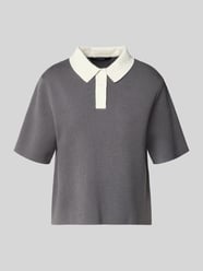 Gebreid shirt met polokraag model 'Tipolo' van someday. - 1