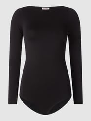 Body met katoen  van Falke Grijs / zwart - 2