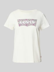 T-Shirt mit Rundhalsausschnitt Modell 'ANANDA' von Levi's® Beige - 9