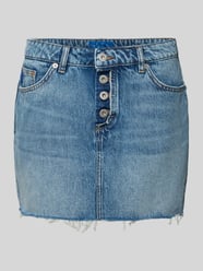 Jeansowa spódnica mini z czystej bawełny model 'GALANIE_1_B' od HUGO Blue - 22
