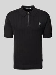 Slim Fit Poloshirt mit Label-Stitching von REVIEW - 12