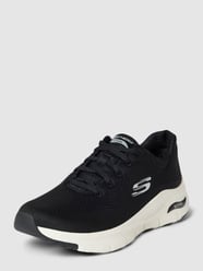 Sneakersy z detalem z logo od SKECHERS Czarny - 1