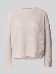 Regular Fit Wollpullover mit Kaschmir-Anteil und Strukturmuster von Windsor - 34