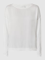 Shirt van viscose  van s.Oliver BLACK LABEL Wit - 42