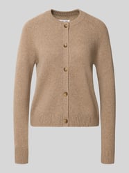 Strickjacke aus reinem Kaschmir von MYON Beige - 13