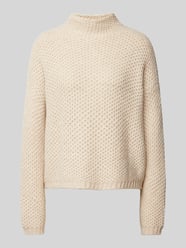 Gebreide pullover met opstaande kraag, model 'Safineynny' van HUGO - 9