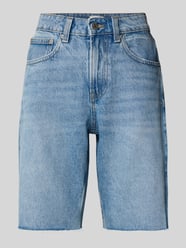Szorty jeansowe z wpuszczanymi kieszeniami od Gina Tricot - 7