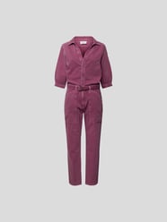 Jumpsuit mit Leinen-Anteil von Ba&sh Lila - 4