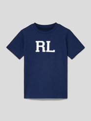 T-Shirt mit Label-Detail von Polo Ralph Lauren Kids Blau - 43
