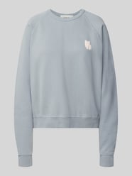 relaxed fit sweatshirt van 100% katoen met statementprint van ba&sh - 8