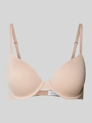 Schalen-BH mit verstellbaren Trägern Modell 'PERFECTLY FIT' von Calvin Klein Underwear Beige - 32