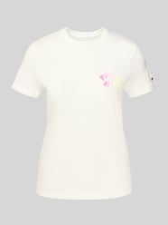 męski t-shirt o kroju regular fit z czystej bawełny model 'BUBBLE' od Tommy Jeans - 41