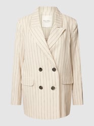 Blazer met streepmotief, model 'Sine' van Part Two Beige - 10
