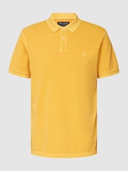 Poloshirt mit Label-Stitching von Marc O'Polo Gelb - 16